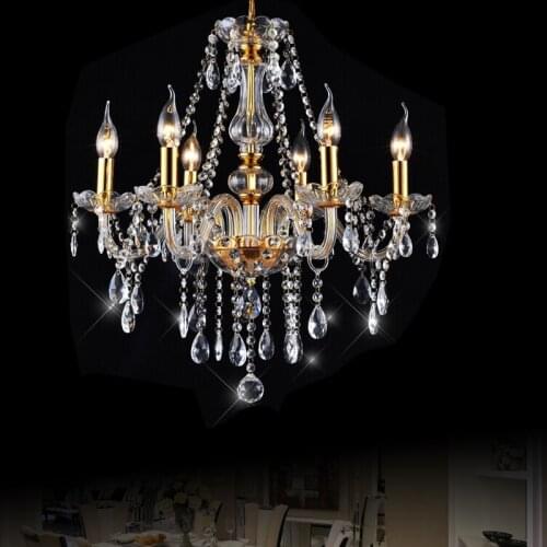 Modern crystal lamp led kitchen crystal chandelier luxury modern crystal chandelier gold dining room crystal chandelier indoor