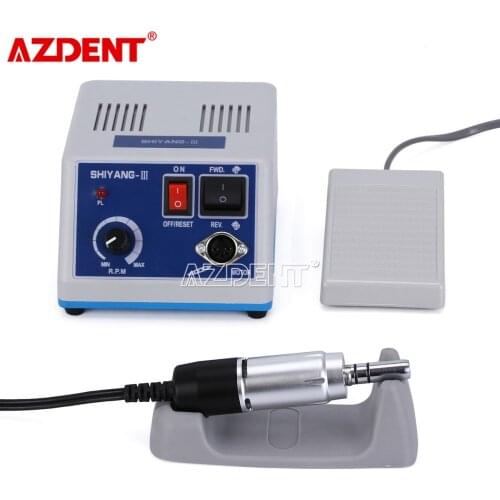 Dental Standard E-Type Micromotor Handpiece 90A-H 35K Rpm and Grinder Power N3 Marathon Polishing Machine