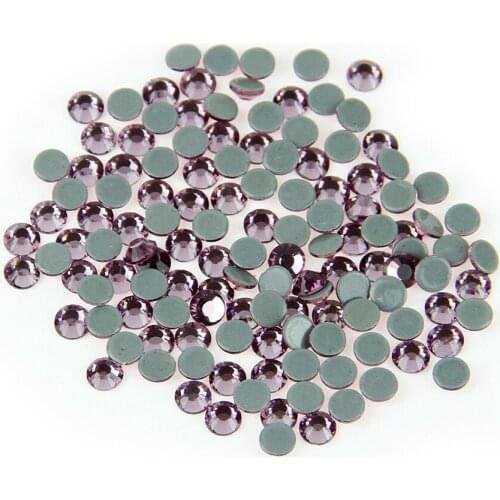 SS16 3.8-4.0 mm Good Quality Lt Amethyst Crystal DMC Flatback Hot Fix Rhinestone 200Gross Glass Strass Hotfix Rhinestones