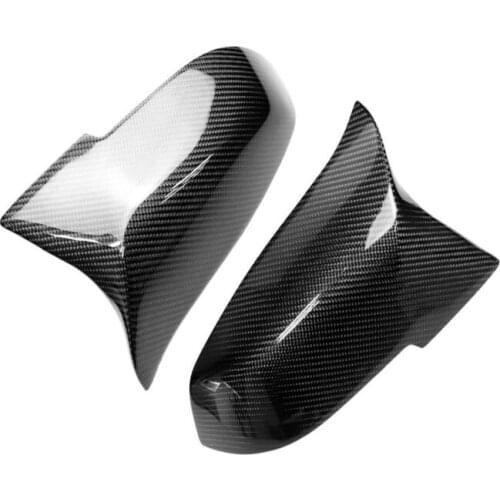 Fit For BMW 3 Series X1 E84 F20 F30 F35 F34 (2014-2017) Carbon Fiber Rearview Mirror Shell Modified Horn Replacement Parts