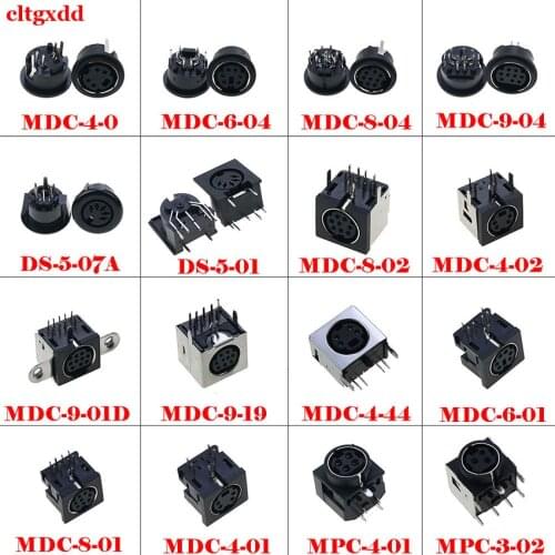 1PCS FOR MDC-4-0 MDC-6-04 MDC-9-04 MDC-8-04 Circular jack 6/8/10/11PIN mounting connector