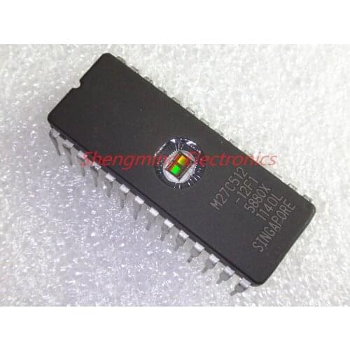 10PCS M27C512-12F1 27C512 DIP-28