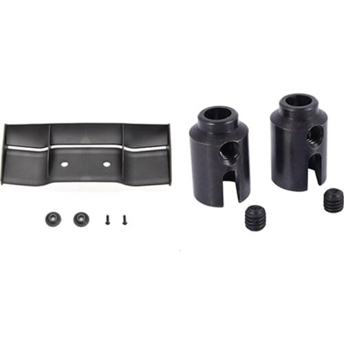 2 Set For JLB Racing CHEETAH 11101 21101 J3 SPEED 1/10 RC Car Parts: 1 Set Tail Wing EB1008 & 1 Set Drive Cup EA1045