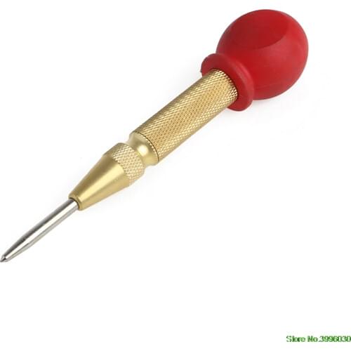 5" Spring Loaded Automatic Center Pin Punch Hole Impact with Protective Sleeve