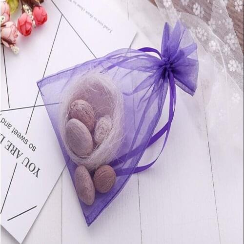 New 50PCS/Lot 17x23cm Organza Jewelry Bags Wedding Gift Pouch Bags Wedding Favors And Gifts Packaging 5Z-SH318-50