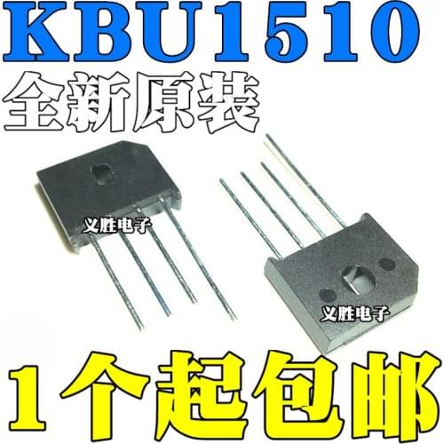 6 pçs/lote KBU1510 15A 1000V