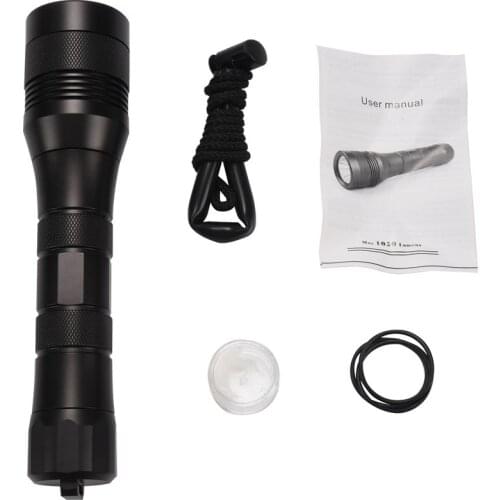 Asafee Div01 Led Scuba Diving Flashlight Xm L2 Underwater Dive Torch Light Lamp Waterproof Diver Scuba Diving Torc