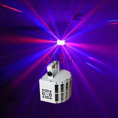 Free Shipping Professional Led Stage Light Led Laser Projector for Party Show Disco KTV 6 Channels DMX512 RGB Light