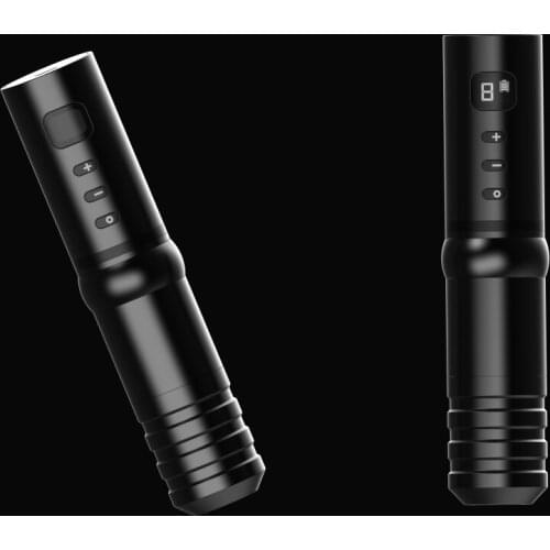 Wireless Battery Fast Charging W LCD Display & Rotary Cartridges Tattoo Machine Pen For Permanent Makeup Tattoo Equipment Supply