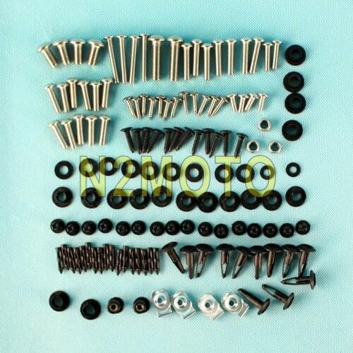 Black Motorcycle Complete Fairing Bolt Kit Body Screw Nut for Hayabusa GSX-R1300 GSXR 1300 2008-2015