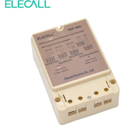 EDF-96A Water Automatic Level Controller 10A 220V Electronic Water Liquid Level Detection Sensor Water Pump Controller