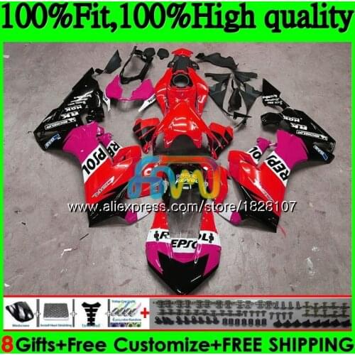 Injection For HONDA CBR 1000 RR CBR1000RR 17 18 19 145BS.40 CBR 1000RR CBR-1000RR CBR1000 RR 2017 2018 2019 Fairing Repsol red