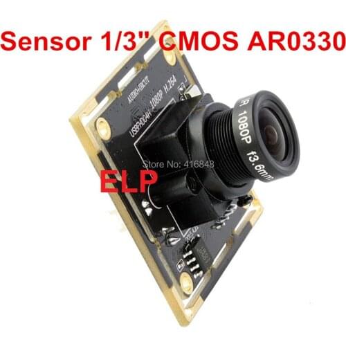 1920X1080 H.264 30fps video conference usb camera module 2.8mm lens 1/3" CMOS AR0330 USB webcam for Android Linux Windows Mac