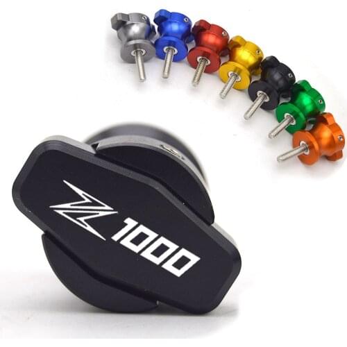 Motorcycle Accessories CNC Aluminum Swingarm Spools Slider Stand Screws 8mm For Kawasaki Z1000 2015 2016 2017