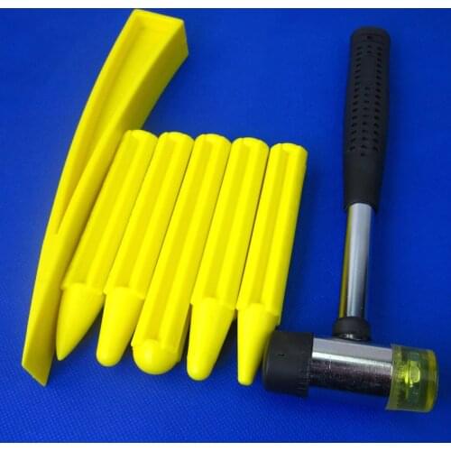 Car dent repair kit rummber hammer tools super hammer tools super punches tools tips