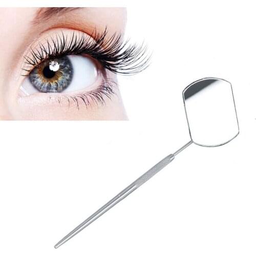 Eyelash Extension Mirror Large Makeup Mirror Magnifying Beauty Long Handle Mirror for Checking False Eyelashes Tools Makeup Tool
