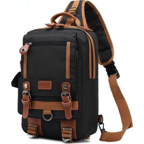 New Mens Diagonal Package Bag Crossbody for Tablet 10.1" Tablet Case for Ipad 9.7" Chest Pack Shoulder Messenger Bag