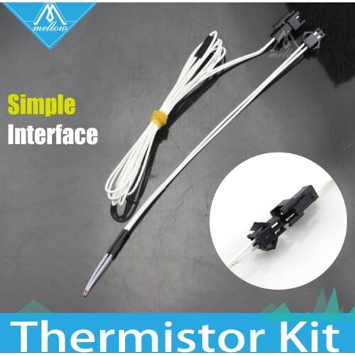 NEW!!!100K ohm NTC 3950 Simple replacement Thermistors with cable for 3D Printer Reprap