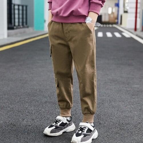 New Arrive Spring Autumn Casual Pants Boys Kids Trousers Children Clothing Teenagers School Cotton Home Gift Beach High Quality