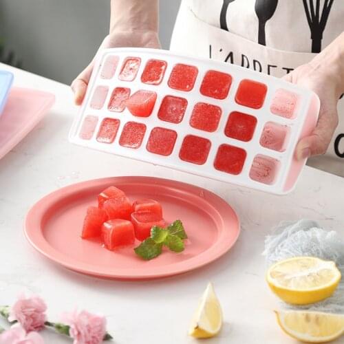 21/36 Hole Silicone Ice Cream Mold DIY Creative Ice Tray Mold Fruit Pudding Chocolate Whiskey Mold Kitchen Tool