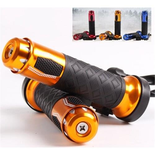 Universal 22MM 7/8" hot motorbike hand grip keep warm winter heat moto handlebar electric heating accessories motorcycle grip