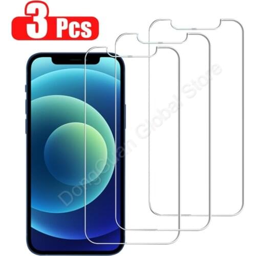9H 3Pcs Tempered Glass For iPhone 11 12 13 Pro Max Mini Screen Protector For iPhone X Xr Xs Max 7 8 6S Plus SE2020 Cover Glass