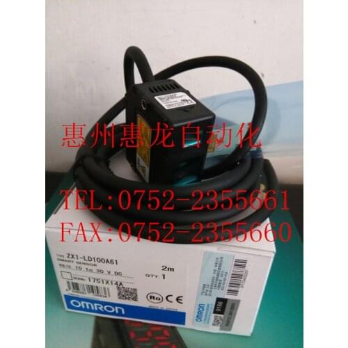 [ZOB] Supply of new original OMRON Omron displacement sensors ZX1-LD100A61 2M