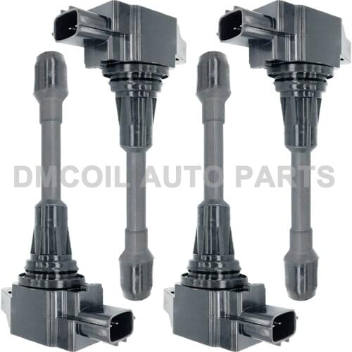 4 PCS IGNITION COIL WITHOUT RESISTANCE FOR INFINITI NISSAN JUKE MICRA IV NOTE QASHQAI X-TRAIL RENAULT 1.6L 2.0L 2.5L 22448JA00C