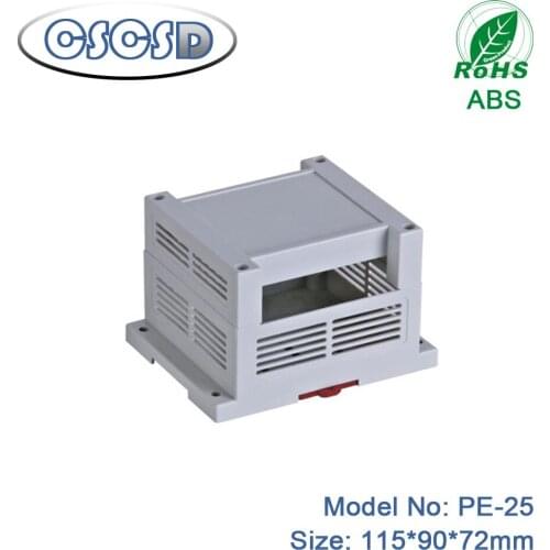 A 115*90*72mm box din rail enclosure industrial power extension box plastic enclosure for electronic device din rail enclosure