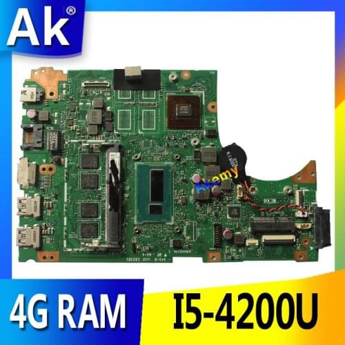MB AK S451LN Laptop motherboard I5-4200U GT840M for ASUS S451 S451L V451 V451L S451LN S451LB Test mainboard S451LN motherboard