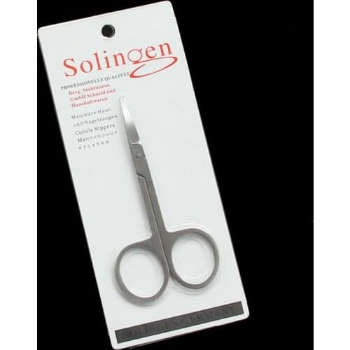 Free Shipping 1PCS/lot Stainless Steel Nose Hair Scissors Ear Trimmers Remover Cut Beauty Removal Tool