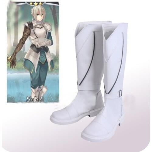 FGO Fate Grand Order Bedivere Cosplay Shoes Boots Halloween Carnival Party Costume Accessories
