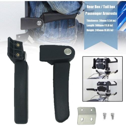 For BMW R 1200 R1250 GS F850GS For Suzuki V-Strom Motorcycle Folding Tail Box Handrail Rear Passenger Armrest Drilling Required