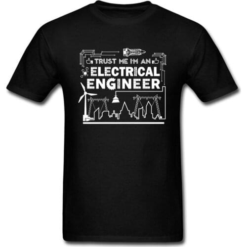 Geek T-shirt Men Trust Me I Am An Engineer T Shirts Ajax Programmer Tops Graphic Tee University Cotton Letter Tshirt Funny Quote