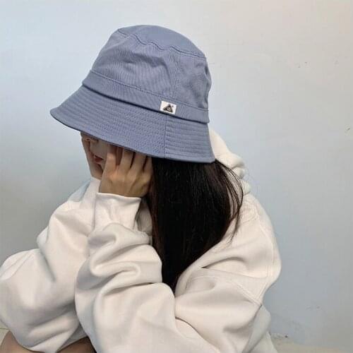 Milk Cool Milk ~ Basic with Standard Fisherman Hat Women Korean Casual Joker Fashion Basin Hat Men Simple bucket hat designer