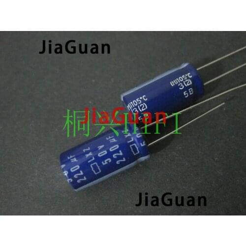 20pcs NEW NIPPON LXZ 50v220uf 10x20MM electrolytic capacitor NCC 220UF 50V lxz CHEMI-CON 220uF/50v Ultra Low Impedance