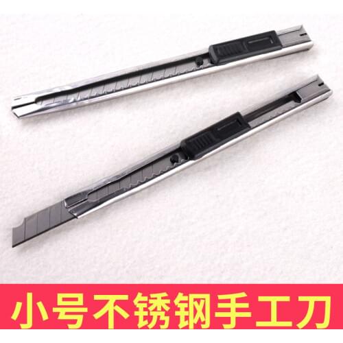 Artists knife, cute mini metal pencil sharpener, office student dismantling trumpet knife