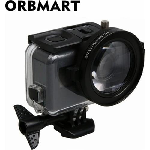 ORBMART 58mm UV Filter 16X Magnifier Macro Lens For Gopro Hero 5 6 7 Sport Action Camera Accessory