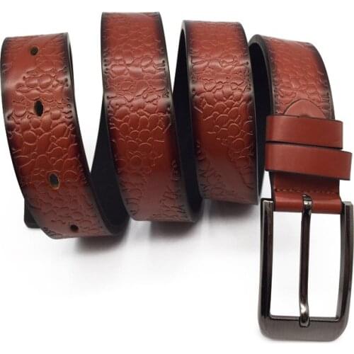 Belt Male Leather Belt Men Genuine Leather Strap Luxury Pin Buckle Casual Men Belt Ancy Vintage Jeans Cowboy