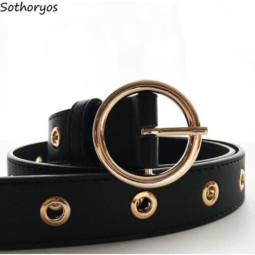 Belts Women Solid Simple Elegant Adjustable Korean Style Harajuku All-match Student Leisure Womens High Quality Accessories Belt