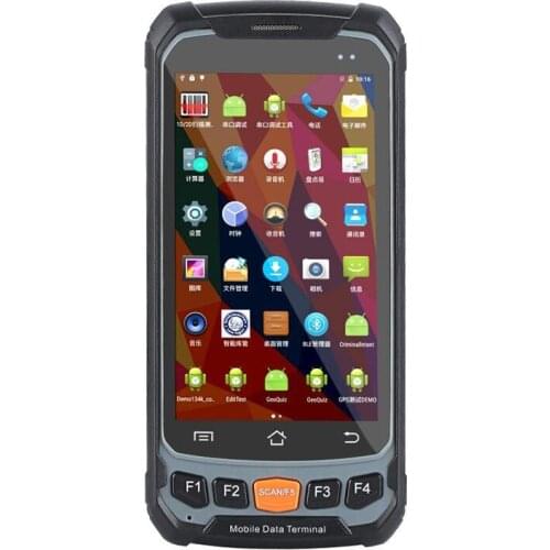 UHF Android 5.1 Handheld Rfid Terminal Reader 4.7 inch Large Screen Data Terminal 1D 2D Laser Barcode Scanner