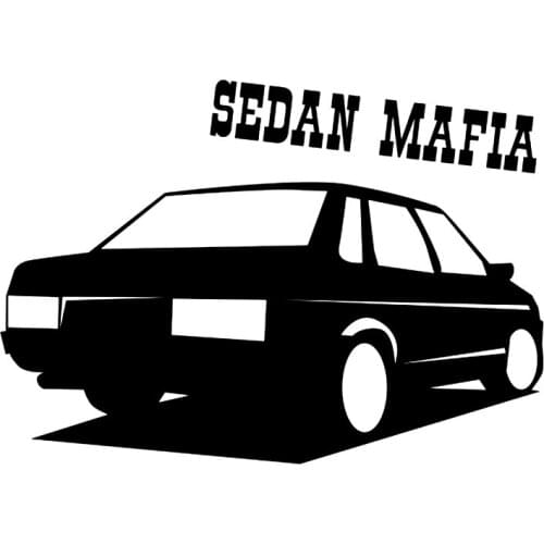 S51994# Various Sizes/Colors Car Stickers Vinyl Decal Sedan Mafia Motorcycle Decorative Accessories on Bumper Rear Window