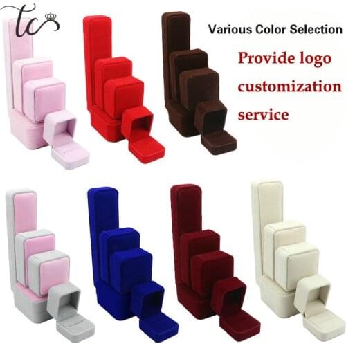 Ring Box Necklace Storage Earrings Holder Jewelry Boxes and Packaging Jewelry Box Organizer Organizador De Joyas