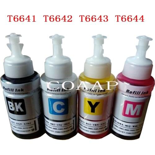 Compatible printer ink for EPSON 664XL T6641 T6642 T6643 T6644 for L100 L120 L101 L110 L111 L200 L201 L210 L211 L220 L222