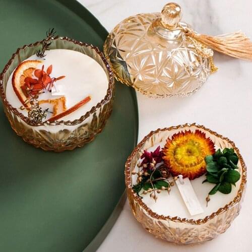 Dried Flower Candle Home Decor Bedroom Scented Candles Aromatherapy Eternal Birthday Present Wedding Decoration