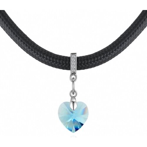 TRACYSWING 8 Colors Real Rose Gold Color Austrian Crystals Sweater pendant necklace for women monkey style #TW132315