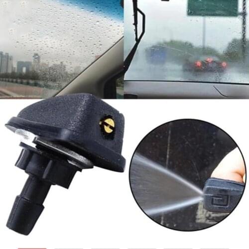 Universal Glass Washer Nozzles Car Windscreen Fan Nozzles Jet Water Spout Washer Windscreen Wipers Outlet Auto Replacement Parts