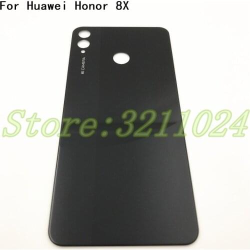 Good quality Original New Housing Glass battery back cover outside shell cover For Huwei Honor 8X 8 X With Logo