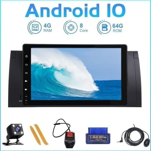 ZLTOOPAI Android 10 Car Multimedia Player Auto Radio For BMW 5 Series X5 E53 E39 CANBUS 2 Din GPS Navigation Car Play DVR DSP SW