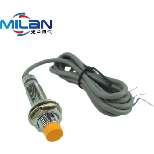 1pcs LJA12M-5N2 M12 DC three Wire NC 5mm distance measuring Inductive proximity switch sensor